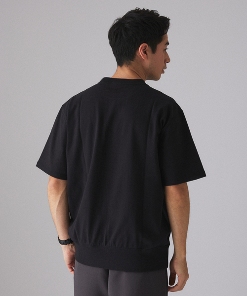 LOOPWHEELER for LOWERCASE ツリテンジク スウェット型 ワイドTシャツ