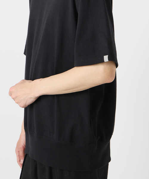 LOOPWHEELER(ループウィラー)の「LOOPWHEELER for LOWERCASE ツリテンジク スウェット型 ワイドTシャツ(Tシャツ/カットソー・メンズ・チャコールグレー/ブラック/ホワイト・SMALL/MEDIUM/LARGE/X-LARGE)」の17枚目の写真