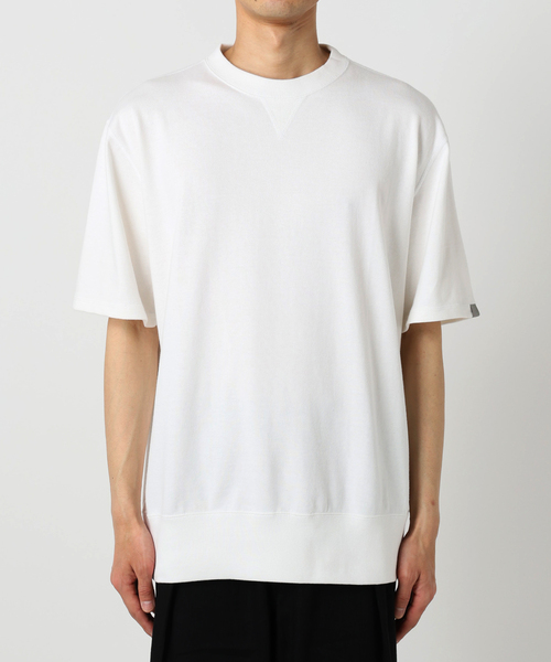 LOOPWHEELER(ループウィラー)の「LOOPWHEELER for LOWERCASE ツリテンジク スウェット型 ワイドTシャツ(Tシャツ/カットソー・メンズ・チャコールグレー/ブラック/ホワイト・SMALL/MEDIUM/LARGE/X-LARGE)」の13枚目の写真