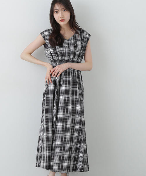 PROPORTION BODY DRESSING（プロポーションボディドレッシング）の「ウエストシャーリングＶネックワンピース / 1215140508（ワンピース・レディース・ブラック系その他/カーキ/ブラック・SMALL/MEDIUM/P/S）」の13枚目の写真