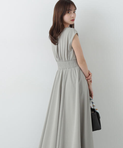 PROPORTION BODY DRESSING（プロポーションボディドレッシング）の「ウエストシャーリングＶネックワンピース / 1215140508（ワンピース・レディース・ブラック系その他/カーキ/ブラック・SMALL/MEDIUM/P/S）」の20枚目の写真