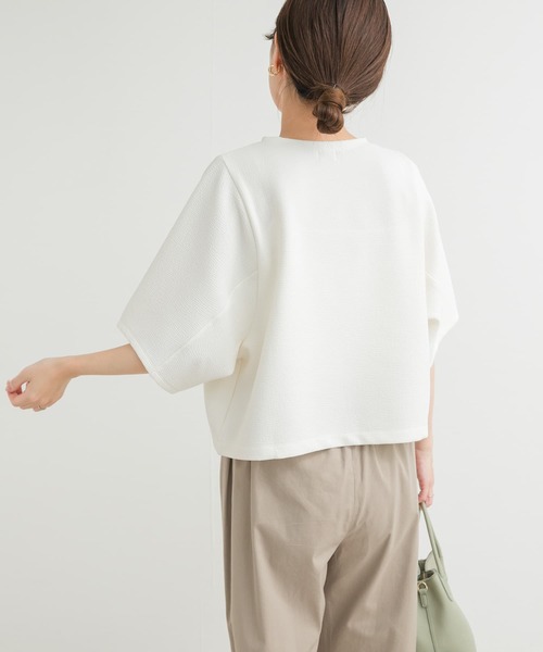 セール】袖ボリュームクロップドプルオーバー（Tシャツ