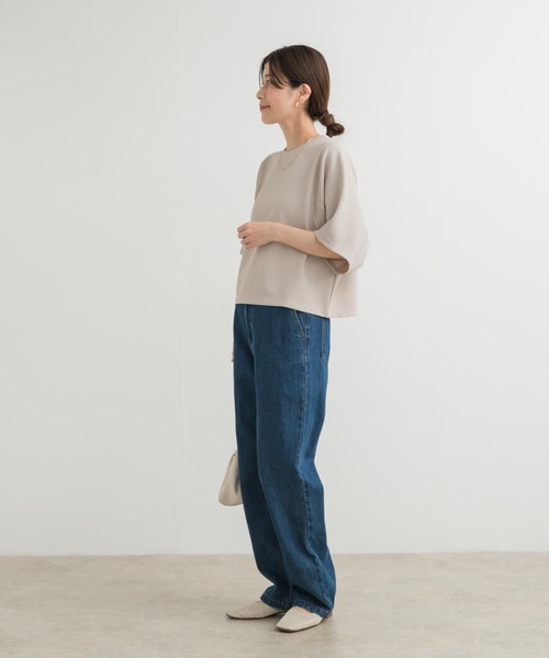 URBAN RESEARCH DOORS（アーバンリサーチドアーズ）の「袖ボリュームクロップドプルオーバー（Tシャツ/カットソー・レディース・オフホワイト/ネイビー/ベージュ系その他・MEDIUM）」の22枚目の写真