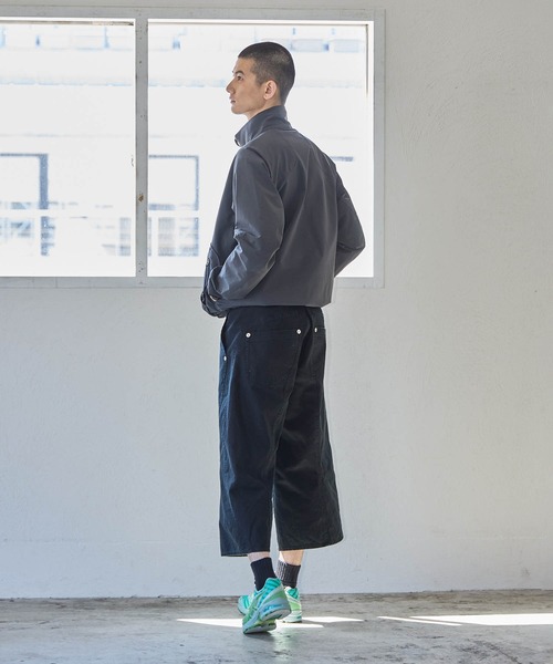 CONZ（コンズ）の「パネルカプリカットパンツ（デニムパンツ・メンズ・ブラック/ベージュ/ダークグレー・1/3/2）」の6枚目の写真