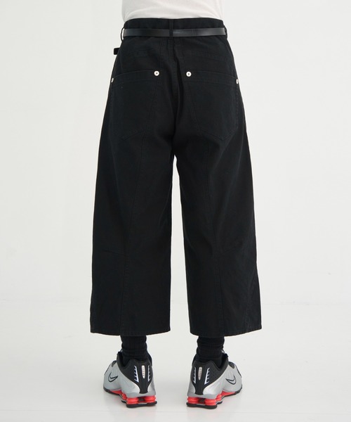 CONZ（コンズ）の「パネルカプリカットパンツ（デニムパンツ・メンズ・ブラック/ベージュ/ダークグレー・1/3/2）」の9枚目の写真