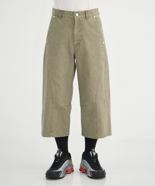 CONZ（コンズ）の「パネルカプリカットパンツ（デニムパンツ・メンズ・ブラック/ベージュ/ダークグレー・1/3/2）」の17枚目の写真