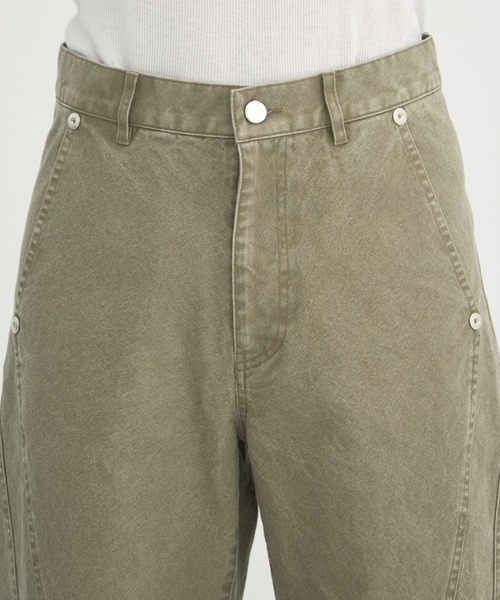 CONZ（コンズ）の「パネルカプリカットパンツ（デニムパンツ・メンズ・ブラック/ベージュ/ダークグレー・1/3/2）」の20枚目の写真