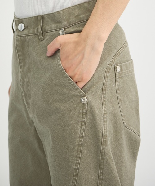 CONZ（コンズ）の「パネルカプリカットパンツ（デニムパンツ・メンズ・ブラック/ベージュ/ダークグレー・1/3/2）」の21枚目の写真