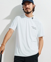 mt9675-1 Pocket embroidery mock neck T (cool fabric) モックネックTシャツ