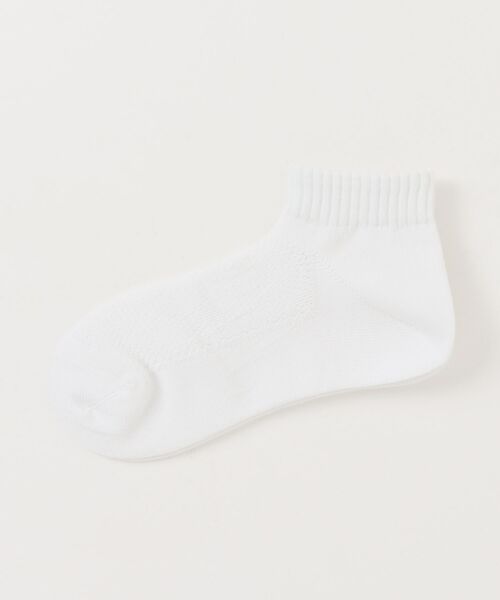 PUBLIC TOKYO（パブリックトウキョウ）の「CODURA DRY SHORT SOCKS/ショートソックス（ソックス/靴下・メンズ・ブラック/ホワイト・1/2）」の2枚目の写真