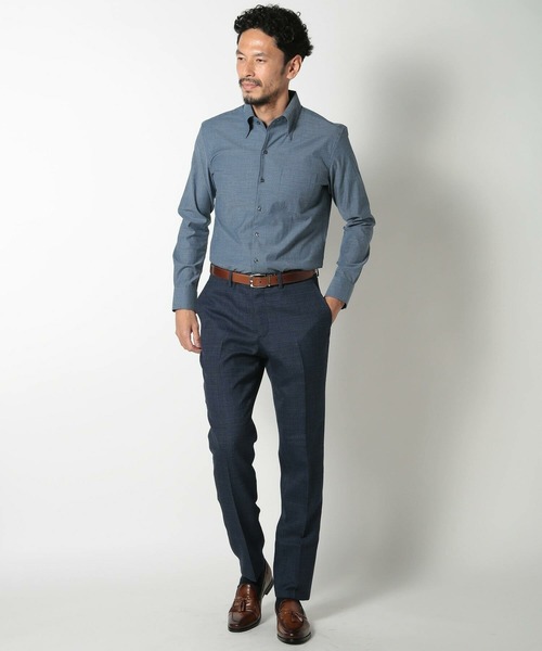 MEN'S BIGI(メンズビギ)の「アドバンレザーリバーシブルドレスベルト(ベルト・メンズ・ネイビー/バーガンディー/キャメル・FREE)」の7枚目の写真