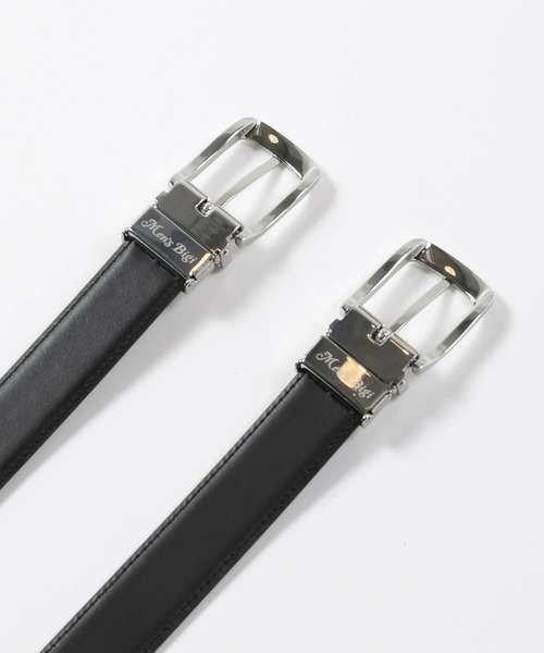 MEN'S BIGI(メンズビギ)の「アドバンレザーリバーシブルドレスベルト(ベルト・メンズ・ネイビー/バーガンディー/キャメル・FREE)」の11枚目の写真