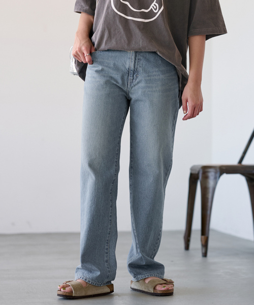 2025 FRAMeWORK デニムストレートパンツ　未使用タグ付き 2025 FRAMeWORK デニムストレートパンツ 未使用タグ付き セール