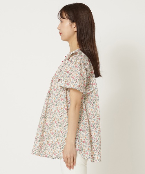 Rose Tiara(ローズティアラ)の「Rose Tiara with LIBERTY / フリルブラウス(シャツ/ブラウス・レディース・レッド/ブルー・46/38/42)」の12枚目の写真
