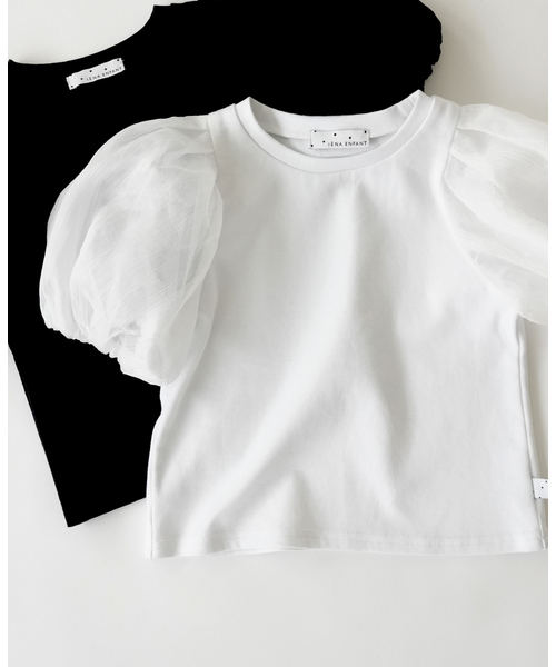 IENA - ♡新品♡ IENA イエナ　Tシャツ　カットソー　パフスリーブ パフスリーブTシャツ kids(90cm‐150cm)（Tシャツ/カットソー