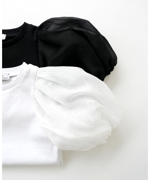 IENA - ♡新品♡ IENA イエナ　Tシャツ　カットソー　パフスリーブ パフスリーブTシャツ kids(90cm‐150cm)（Tシャツ/カットソー