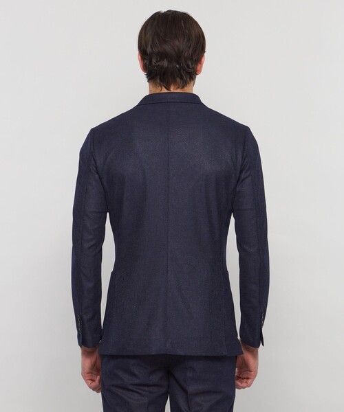 MACKINTOSH LONDON（マッキントッシュ ロンドン）の「【WEB・一部店舗限定】【BREASY JACKET】メランジメッシュジャージーセットアップジャケット（テーラードジャケット・メンズ・ネイビー/グレー・40/42/38）」の9枚目の写真