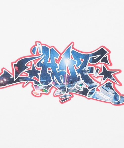 HUF(ハフ)の「MOTION TEE(Tシャツ/カットソー・メンズ・ホワイト/ブルー系その他・S/M/L/XL/XXL)」の11枚目の写真