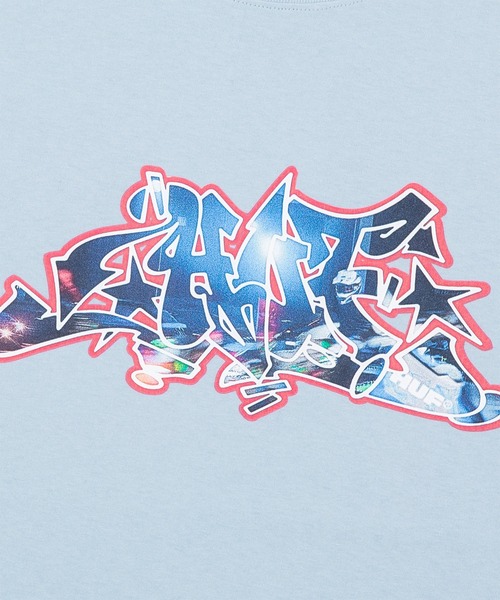 HUF(ハフ)の「MOTION TEE(Tシャツ/カットソー・メンズ・ホワイト/ブルー系その他・S/M/L/XL/XXL)」の12枚目の写真