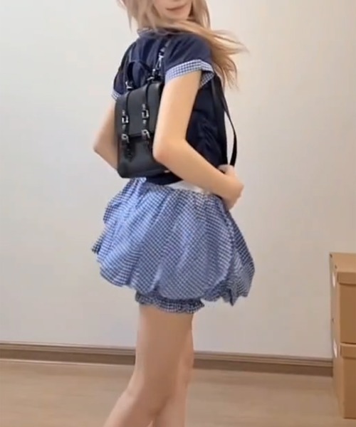 セール】【新作】チェックカラースリムポロシャツ（ネイビー