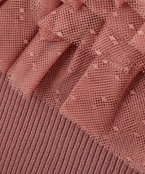 PROPORTION BODY DRESSING(プロポーションボディドレッシング)の「チュール付きニットアンサンブル / 1215170904(ニット/セーター・レディース・ブラウン系その他/ブルー/ピンク・FREE)」の13枚目の写真
