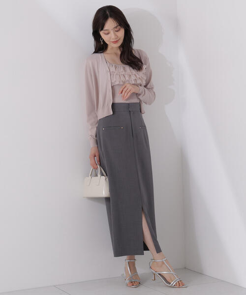 PROPORTION BODY DRESSING(プロポーションボディドレッシング)の「チュール付きニットアンサンブル / 1215170904(ニット/セーター・レディース・ブラウン系その他/ブルー/ピンク・FREE)」の18枚目の写真
