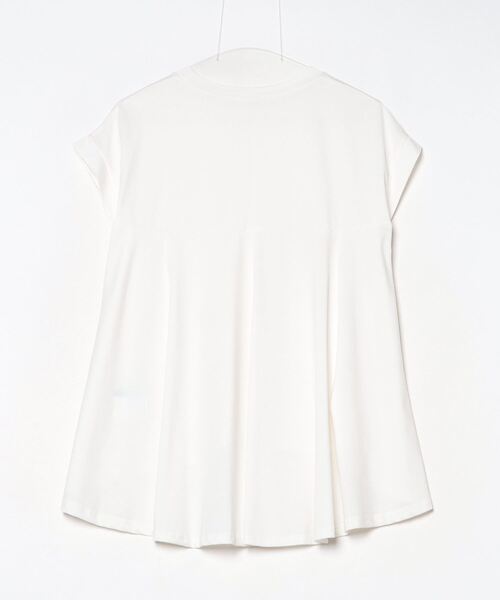 EGLANTINE(エグランティーヌ)の「EGLANTINE フレンチスリーブフレアーカットソー(Tシャツ/カットソー・レディース・ブラック/オフホワイト/レッド/グリーン・40)」の14枚目の写真