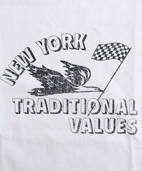 Schott(ショット)の「T-SHIRT FLYING EAGLE(Tシャツ/カットソー・メンズ・ブラック/ホワイト・L/XL/XXL/M)」の6枚目の写真