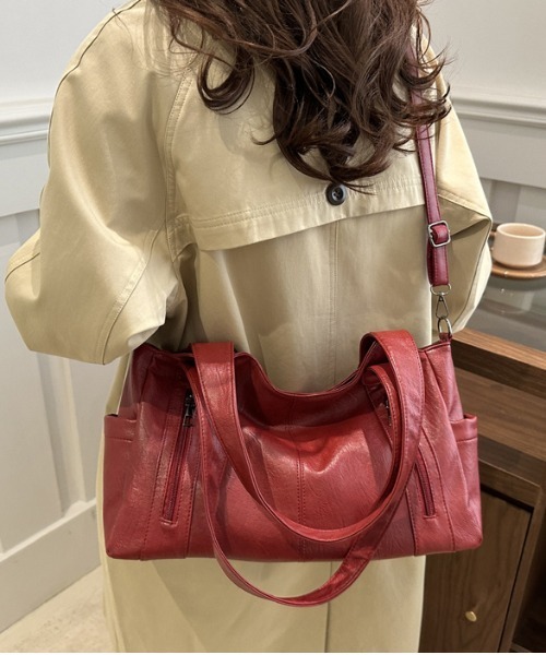 FREE STYLISTS(フリー スタイリスト)の「Y2K レトロ ダブル ファスナー ショルダーバッグ 2WAY(ショルダーバッグ・レディース・ブラウン/レッド/ブラック・FREE)」の21枚目の写真