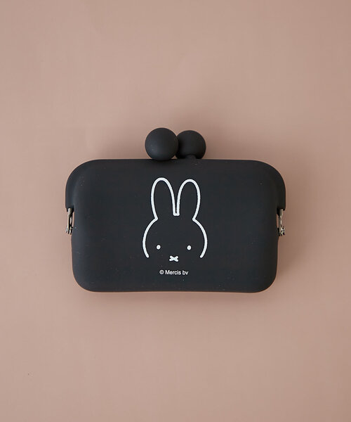 BIRTHDAY BAR（バースデイバー）の「【MIFFY　ミッフィー】DO-MO ディック・ブルーナ  がま口カードケース（ポーチ・レディース・ホワイト/ブラウン/ブラック・0）」の8枚目の写真