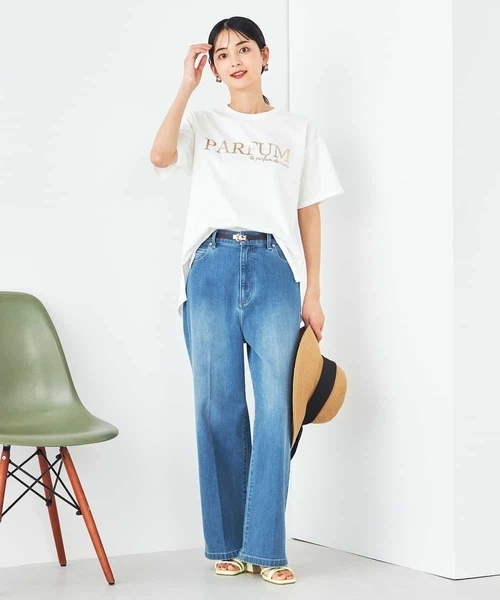 a.v.v(アーヴェヴェ)の「【コットン100%】大人のロゴTシャツ(Tシャツ/カットソー・レディース・ホワイト/ネイビー/オレンジ/チャコールグレー・38/36/40/42/34)」の17枚目の写真