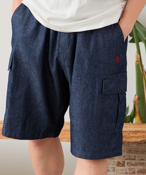 U.S. POLO ASSN.(ユーエスポロアッスン)の「U.S. POLO ASSN./ユーエスポロアッスン カーゴショーツ メンズ 秋物 秋服 2026年秋冬(カーゴパンツ・メンズ・インディゴブルー/ネイビー/ブラック・LL/M/L)」の3枚目の写真