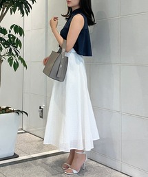 Sirin（シリン）の「シアーギンガムフレアスカ―ト《日本製》（スカート）」