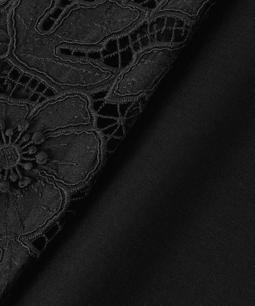 ANAYI(アナイ)の「コンパクトポンチスカラップ袖 プルオーバー(Tシャツ/カットソー・レディース・ホワイト/ブラック/ブラウン・38/36)」の20枚目の写真