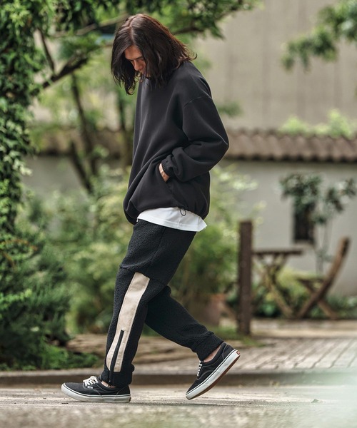 セール】msw1700- 起毛ダンボールニットハイネックトップス