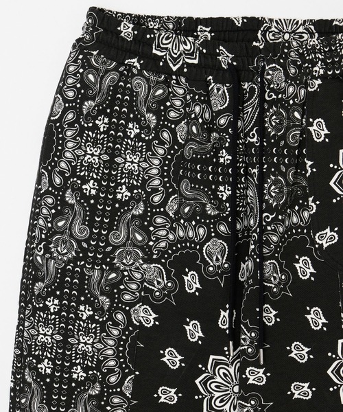 BEEDEN（ビーデン）の「PAISLAY PRINT LOOSE SWEAT PANTS（その他パンツ・レディース・ブラック・SMALL/MEDIUM）」の3枚目の写真