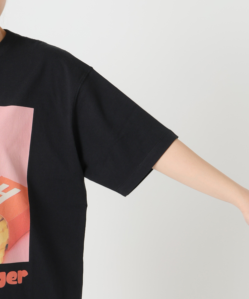 tシャツ 「WEB＋一部店舗限定」モコゾウ x ハーハフー ハンバーガーTEE レディース メンズ B.C STOCK tシャツ 「WEB＋一部店舗限定」モコゾウ x ハーハフー