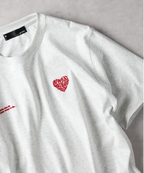 セール】ハートモチーフプリントTシャツ（Tシャツ/カットソー）｜Right