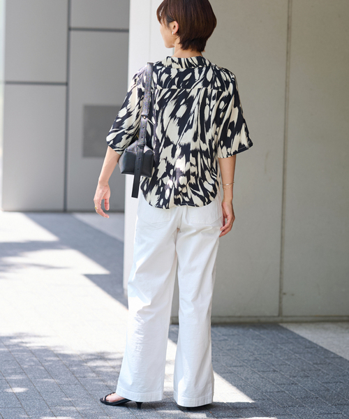 ブラウス シャツ 「追加」「BILA77/ヴィーラセブンティセブン」BEDFORD TOP：シャツ レディース 追加》【BILA77/ヴィーラセブンティセブン】BEDFORD TOP：シャツ