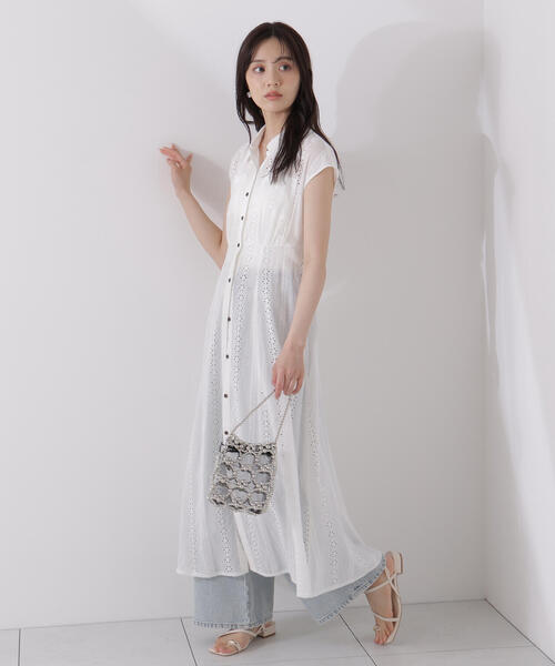 PROPORTION BODY DRESSING（プロポーションボディドレッシング）の「２ＷＡＹノースリシャツワンピース / 1215240702（ワンピース・レディース・ホワイト・SMALL/MEDIUM）」の2枚目の写真