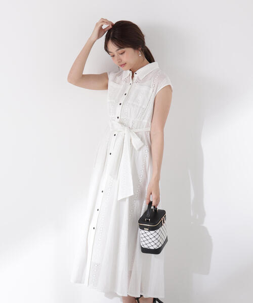 PROPORTION BODY DRESSING（プロポーションボディドレッシング）の「２ＷＡＹノースリシャツワンピース / 1215240702（ワンピース・レディース・ホワイト・SMALL/MEDIUM）」の6枚目の写真