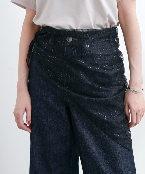 grove（グローブ）の「レーストライアングルスカーフ（バンダナ/スカーフ・レディース・アイボリー/ブラック・00）」の10枚目の写真