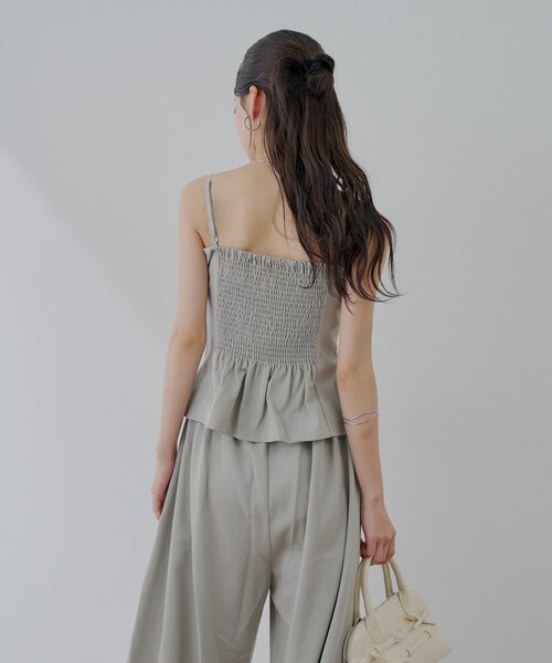 Chico(チコ)の「折り返しデザインスーツコンビネゾン(つなぎ/オールインワン・レディース・ブラウン/ベージュ/グレー・FREE)」の17枚目の写真