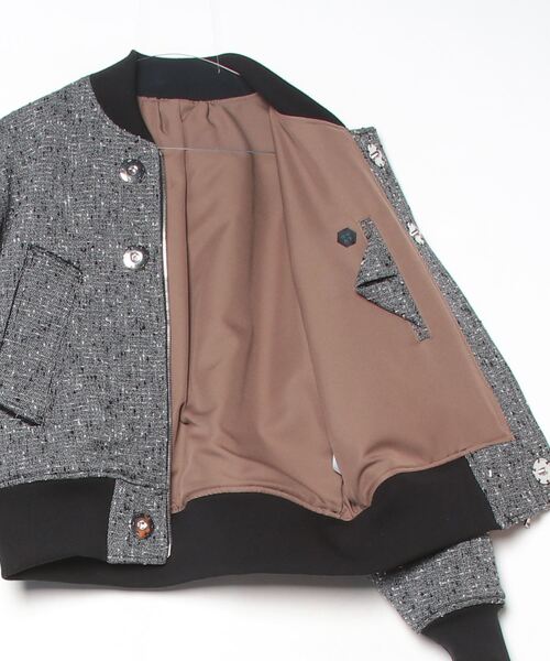 OUAT  BOMBER ボンバージャケット 2ツイード OUAT BOMBER ボンバージャケット 2ツイード OUAT BOMBER ボンバー