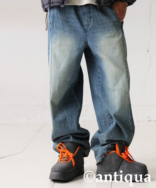 antiqua(アンティカ)の「厚底 スニーカー(スニーカー・レディース・グレー系その他・44/40/42)」の2枚目の写真