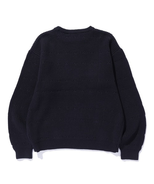 XLARGE（エクストララージ）の「DEFORMED CABLE CREWNECK KNIT（ニット