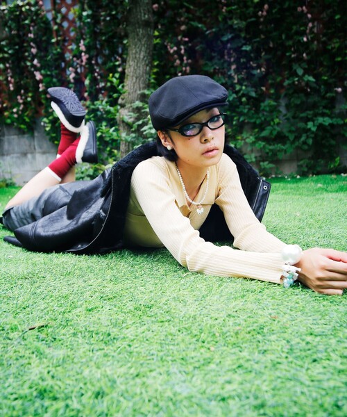 UGG（アグ）の「UGG(R) for Ray BEAMS / THAYDEN LUXEFLUFF JACKET（ブルゾン・レディース・ブラック・SMALL）」の2枚目の写真