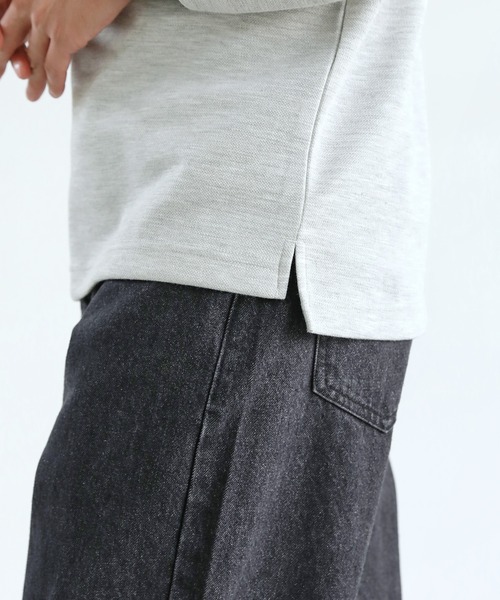 SPU（スプ）の「抗菌防臭コンフォート鹿の子長袖比翼ポロシャツ（ポロシャツ・メンズ・杢グレー/チャコール/ブラック・XL/L/M）」の20枚目の写真