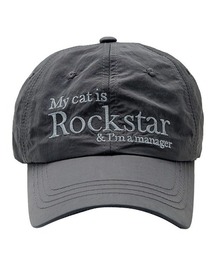 LADY LIKE（レディライク）の「【8色展開】 My Cat is Rockstar撥水刺繍ナイロンキャップ（キャップ）」