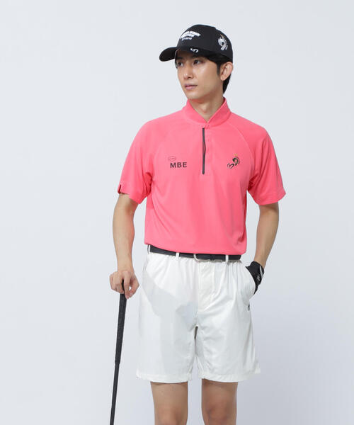 ☆新品タグ付き☆【原プロアイコン】ミニ亀甲メッシュ半袖ポロシャツ